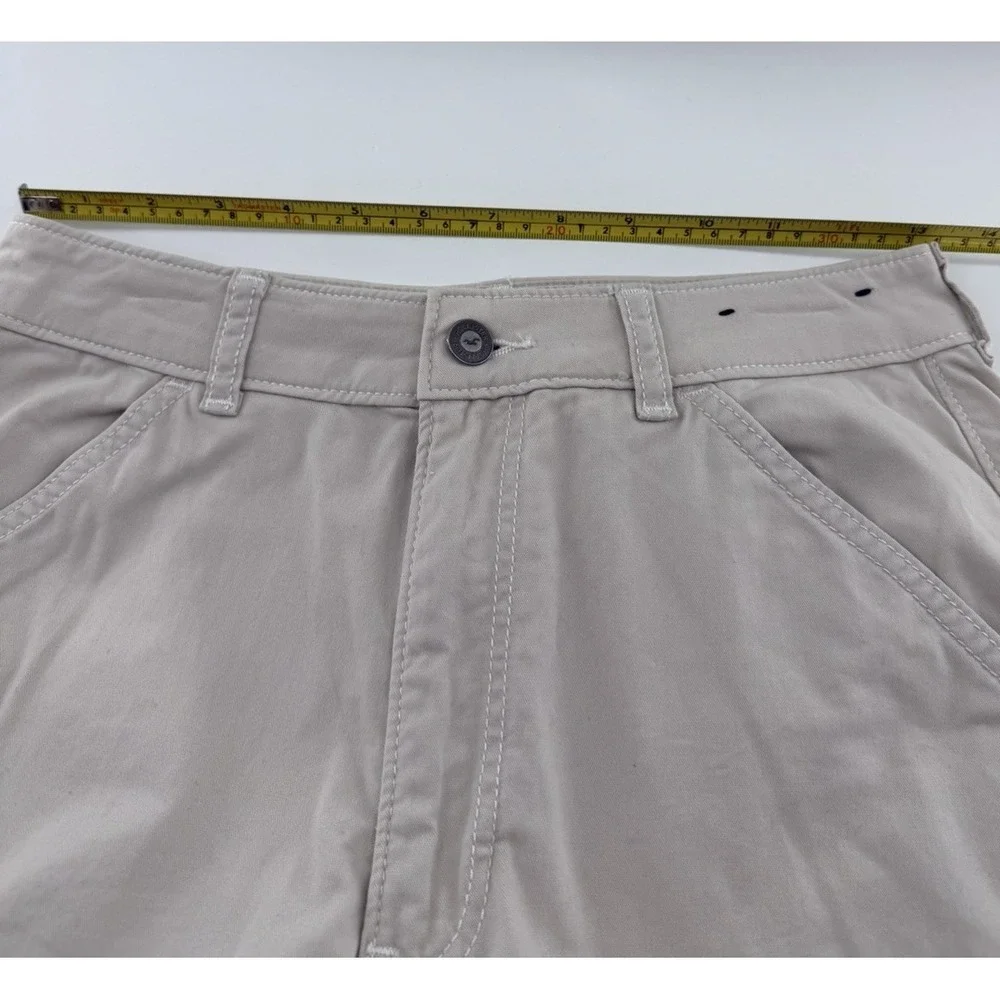 Hollister Women Pants Khaki Ultra High Rise Dad Cargo Pants W26R